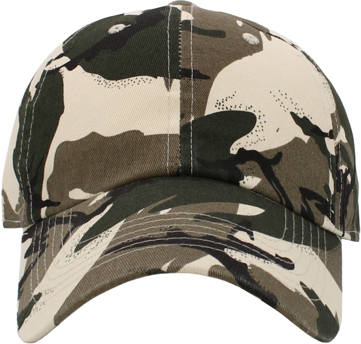 Safari Low Profile Baseball Caps Front View